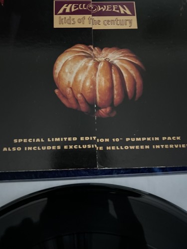 Helloween ‘kids Of The Century’ 10’ Pumpkin Pack Vinyl Lp Single - Picture 4 of 5