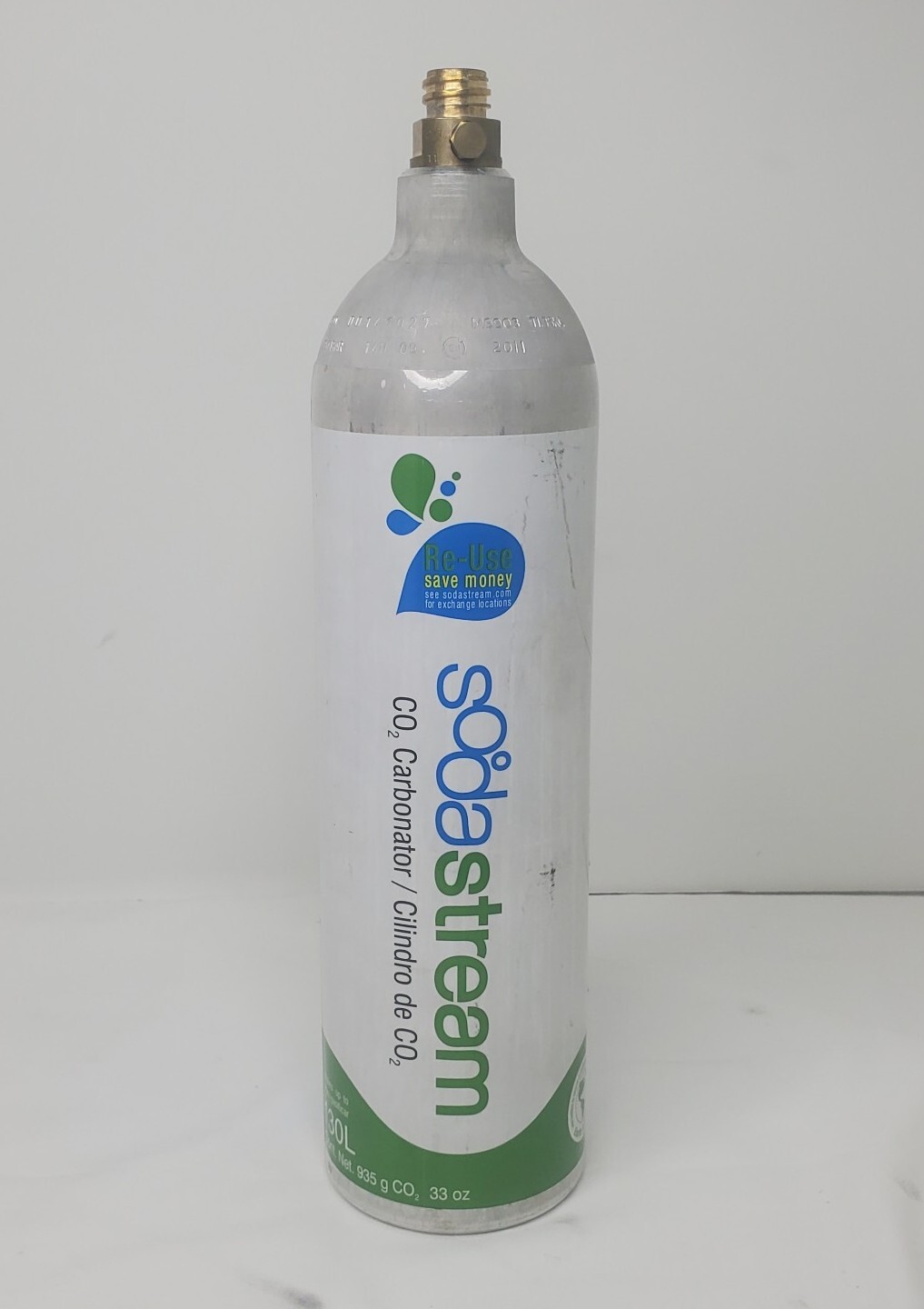 Soda Stream Sodastream 130L CO2 Carbonator Canister Refill 33oz 3/4