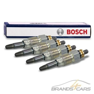 4x BOSCH GLÜHKERZEN DURATERM FÜR VW TRANSPORTER T3 T4 BUS 1.6 D 1.7 1.9 D TD - Bild 1 von 4