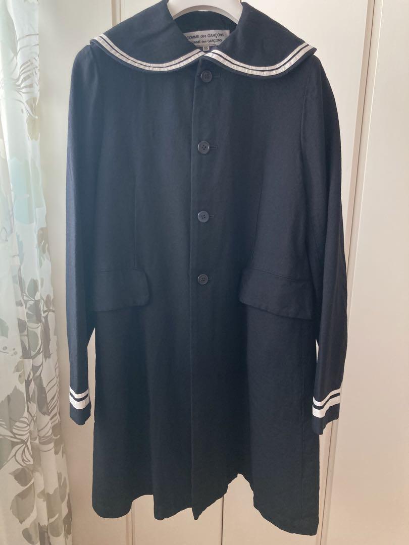 Comme des Garcons Sailor Coat Navy XS | eBay