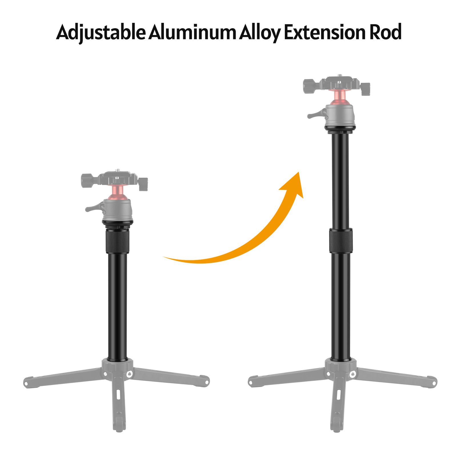 Extendable Alloy Extension Rod 19-31cm Universal 1/4-inch T5I8 | eBay ...