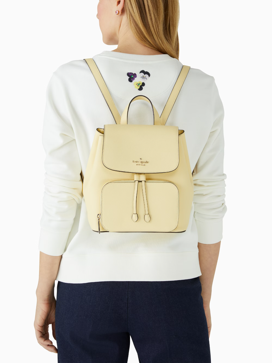 EUC! Kate Spade Callen Flap Backpack, Kate Spade Carley Flap Backpack Bag in Black wkr00122  main image 3