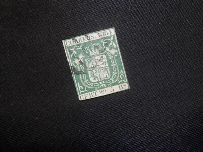 Spanien   Mi 29w   5R  Wappen mit Krone   1854 - Bild 1 von 3