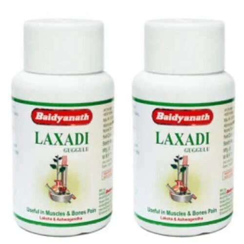 Baidyanath Laxadi Guggulu 80 Tablets (Pack of 2) Ayurvedic Lakshadi Guggul