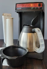 Cafejo TE-216 Commercial Plumbed Automatic Coffee Brewer New/Broken Switch *Read