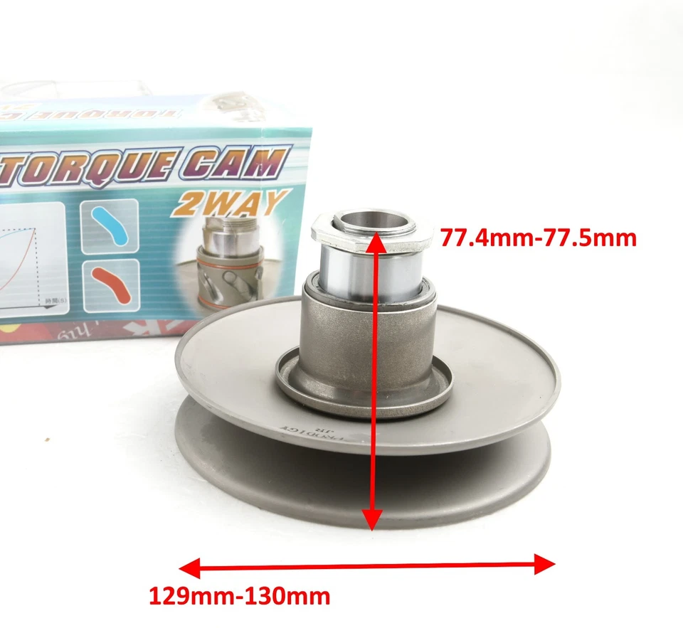Performance torque driver pulley Kymco MXU 90 Mongoose 90 Kawasaki KFX90 TW - Image 3 of 3