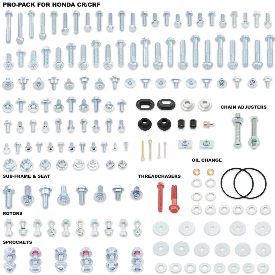 Honda CR/CRF 2000-2019 Bolt Complete Pro Pack - 2 & 4-Stroke CR CRF Off-Road MX - Image 2 of 3
