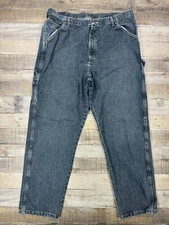 Wranlger Jeans Mens 38x30 Blue Denim Carpenter Outdoor Casual Bottoms
