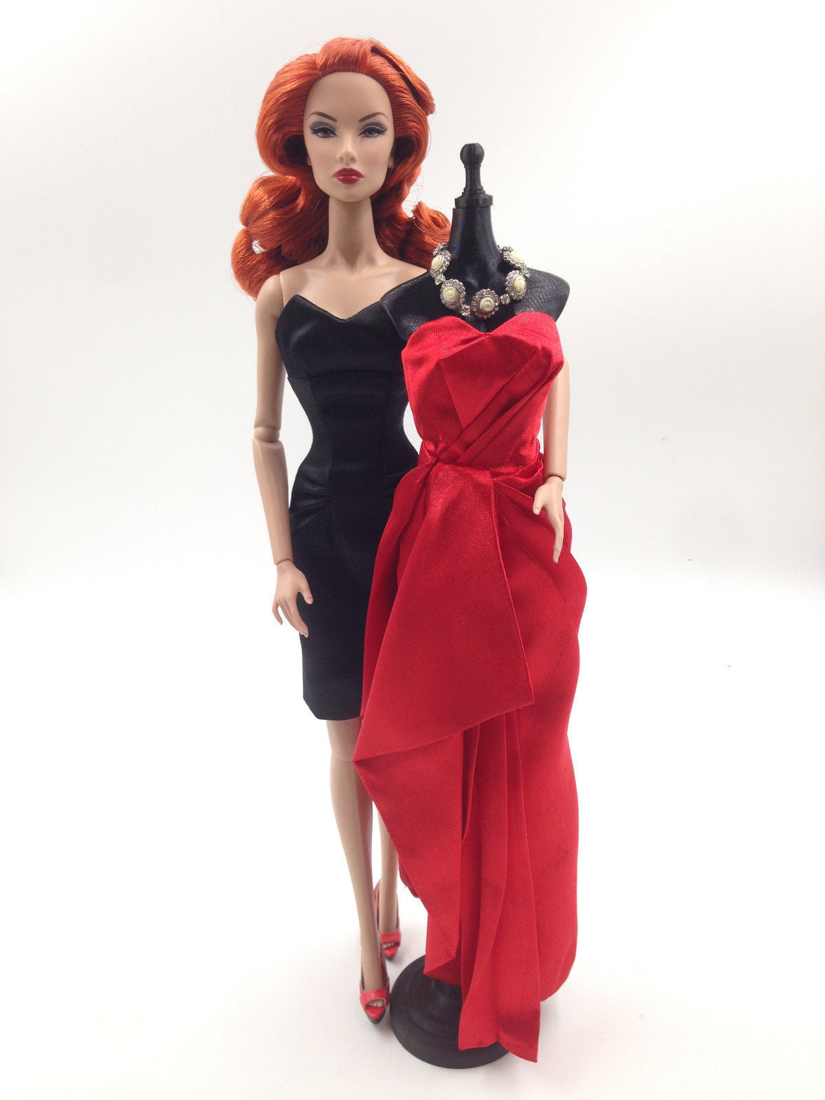 1/6 FR6.0 Fashion Royalty Integrity Doll size Dress Form Mannequin for DIY Black eBay