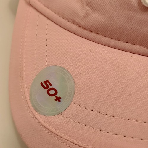 Adidas Pink Saturday Adjustable Baseball Cap Hat 50+ UPF *custom Company Embroid - Picture 3 of 10