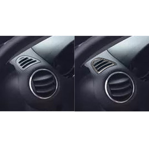 2Pcs Carbon Fiber Side Air Vent Outlet Cover Trim For Mazda RX-8 2004-2008 - Picture 8 of 11
