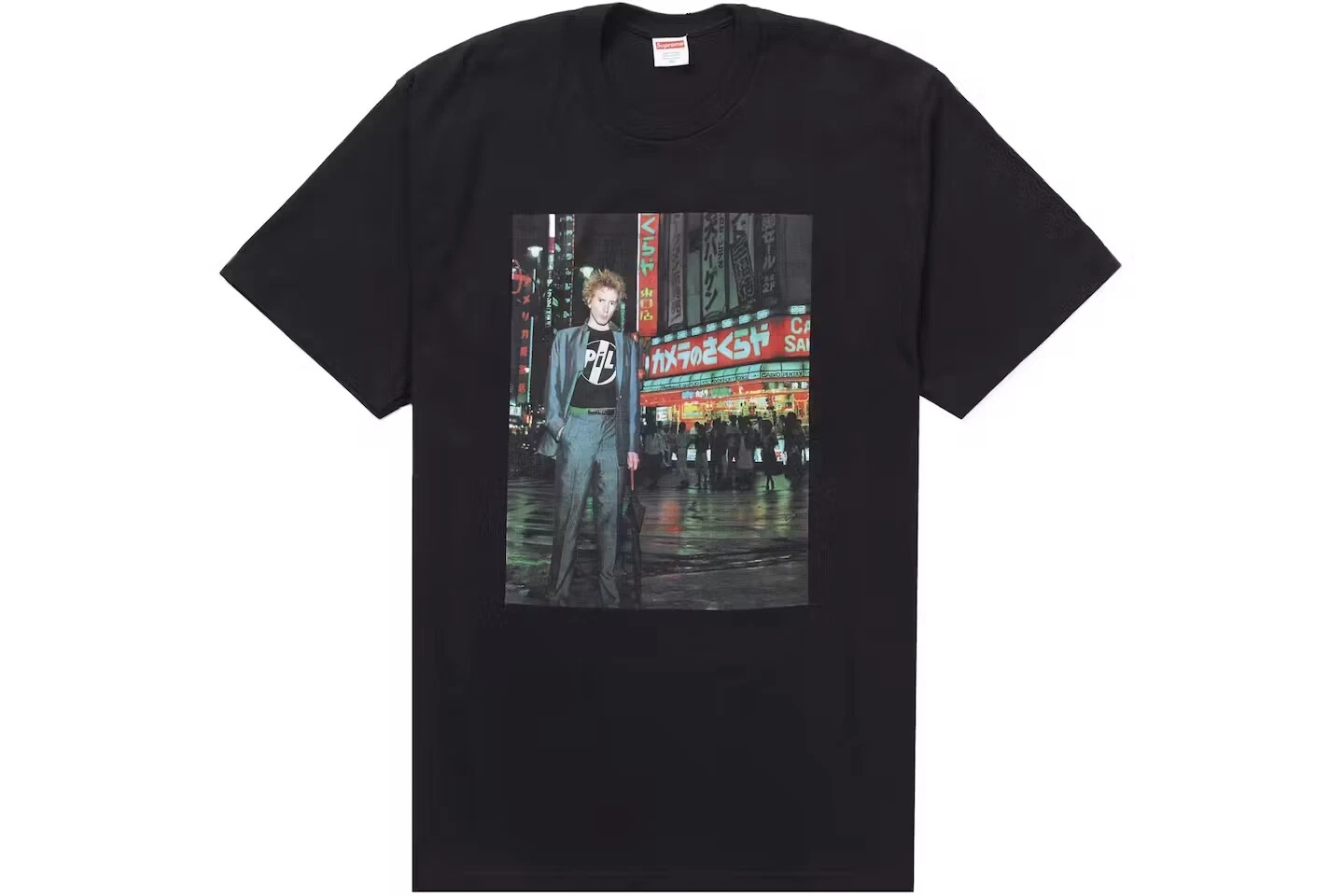 Tee shirt noir Supreme PIl Live in Tokyo XXL