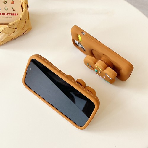 Free Shipping 3D Cute Cartoon Animal Silicone Case For iPhone13 14 15 16 Pro Max - Picture 12 of 105