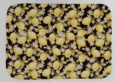 Lemon Blossoms Dish Drying Mat