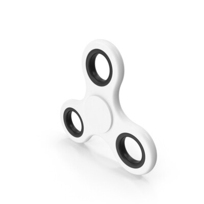 White Fidget Spinner for Work, Class, and Home Use