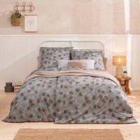 Estella Mako Jersey BettwäSche 135X200 Rebecca Grau ÄSte BläTter Gold 6897-810