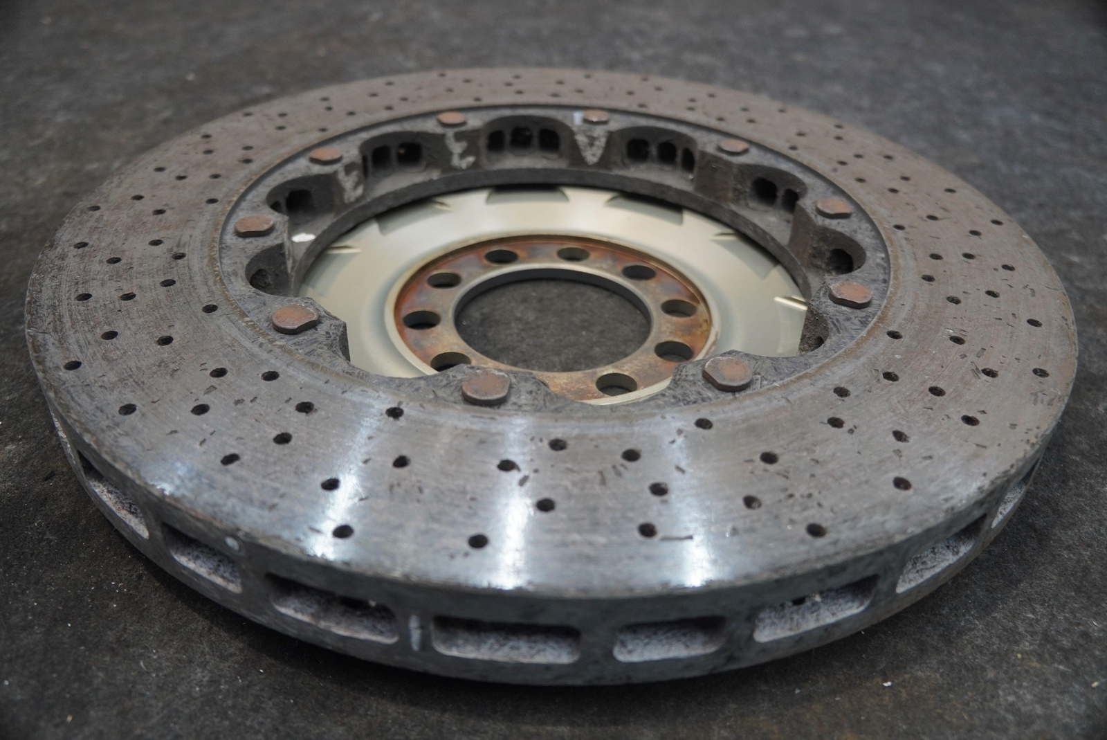Rear Disc Brake Rotor Brembo Carbon Ceramic 271703 Ferrari 488 Challenge 2018