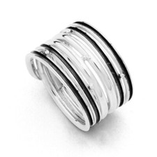 UVP 69,90€ DUR Schmuck Ring Strömung Silber 925/- (R4871) Gr.54