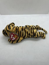 Ty Beanie Original Baby Stripes The Tiger 1995 Retired Pellets Toy