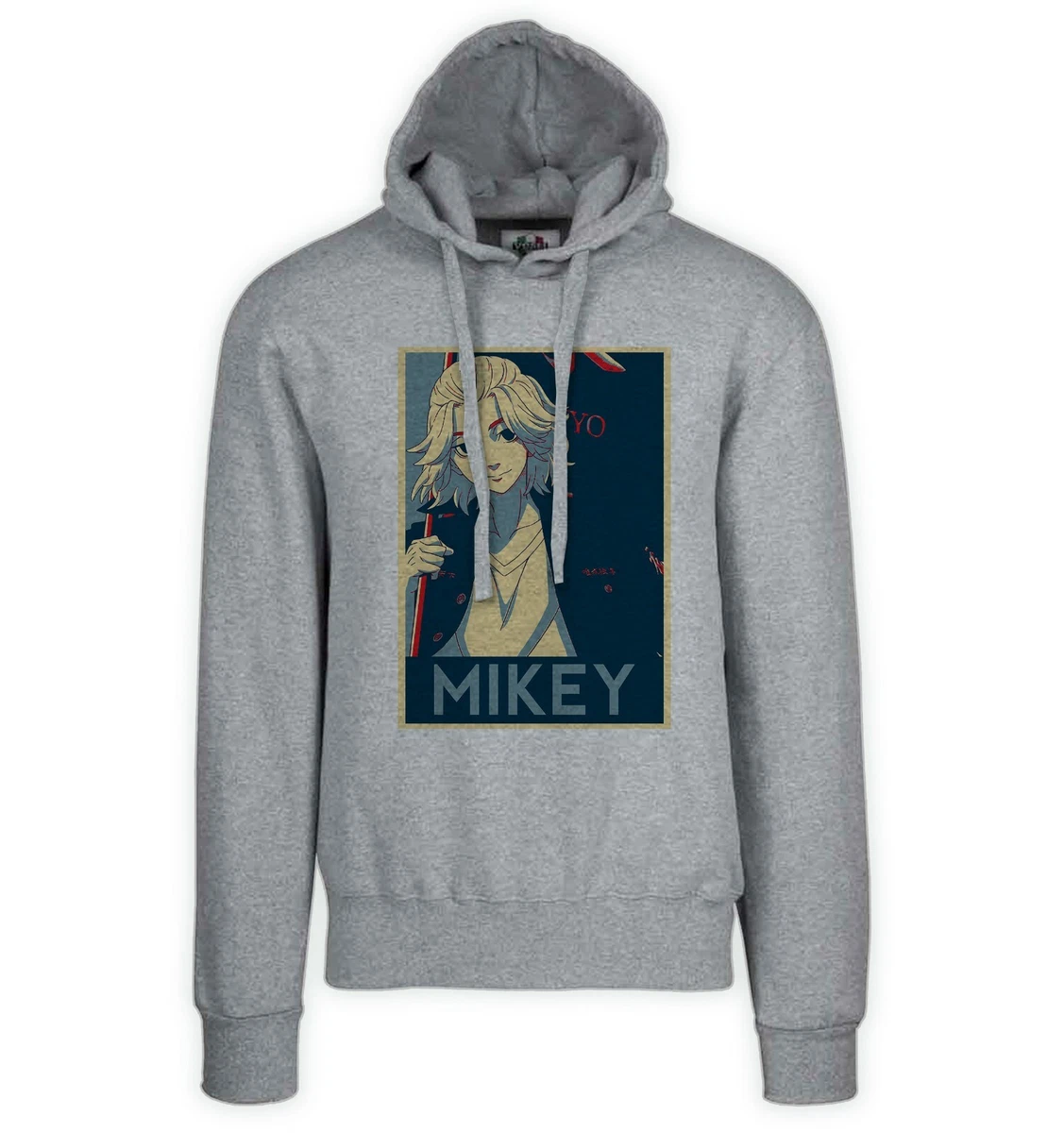 Hoodie Gray Felpa Grigia Propaganda Tokyo Revengers Mikey
