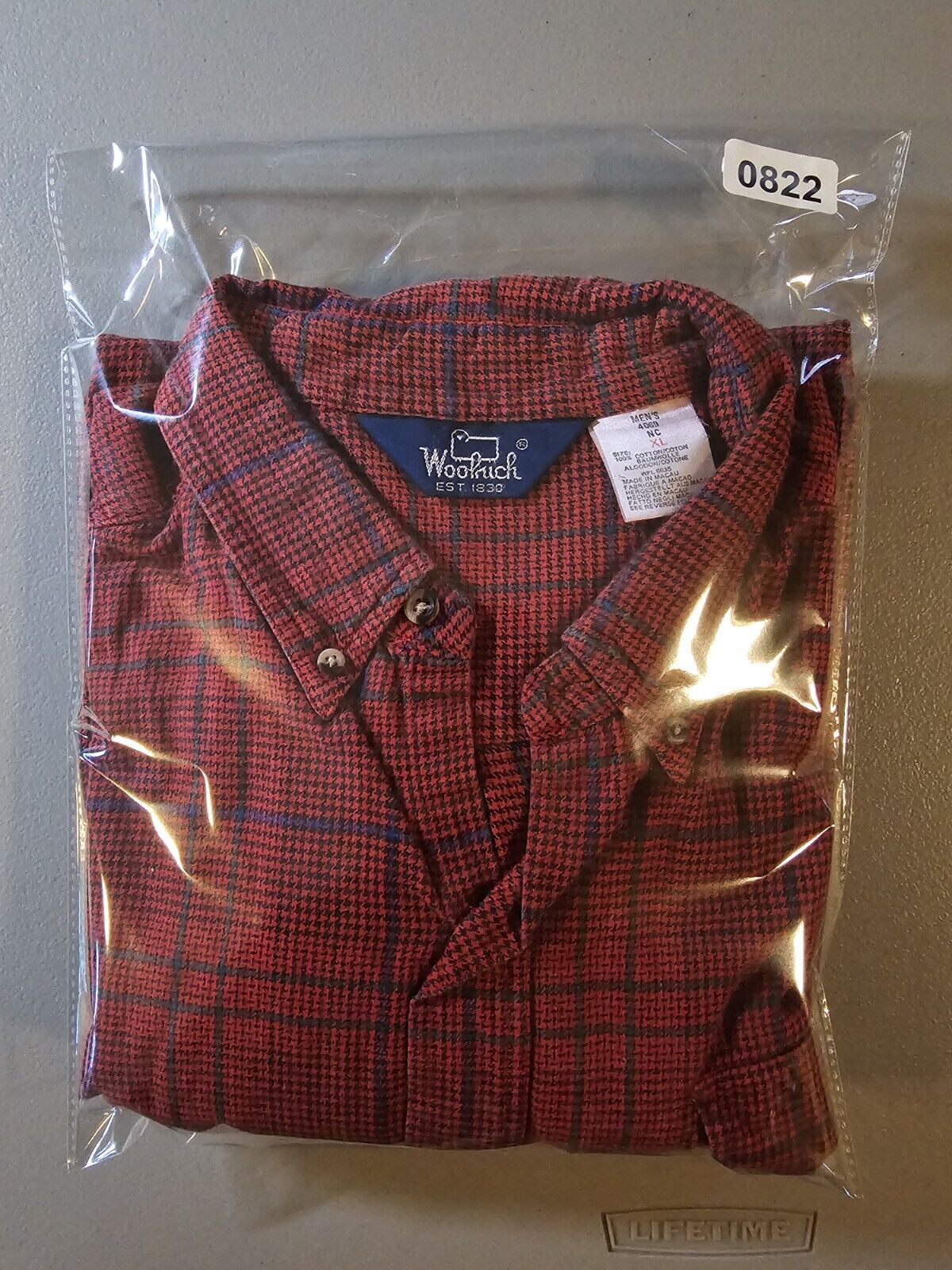 Woolrich Vintage Button Up Shirt XL Red Plaid - image 12