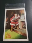 Vintage 1963 COCA COLA COKE 60s SANTA List Nat Geo Magazine Print Ad Art