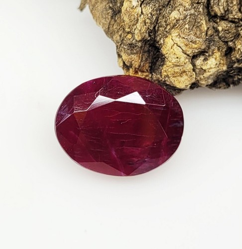 6.00 Ct Certified Natural Rare Bixbite Beryl Pinkish-Red Emerald Loose Gemstone - 第 1/5 張圖片