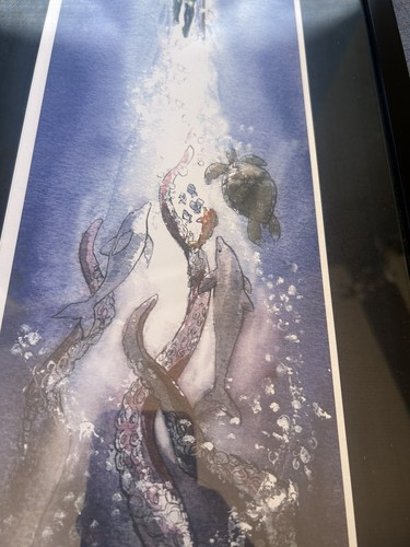 Aquaman Signed Print From The Depths Purchased At Mega Con Unique Size (Ut) - Picture 4 of 9