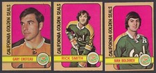 1972-73 O-Pee-Chee - California Golden Seals Lot of 6 - #3, 23, 41, 70, 151, 192