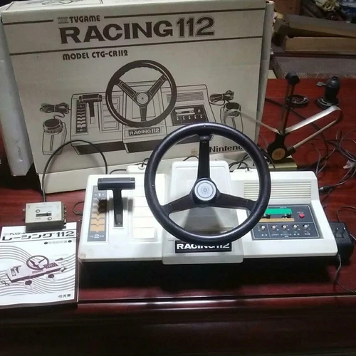 Used COLOR TV GAME RACING 112 Console System Boxed CTG-CR112 Tested