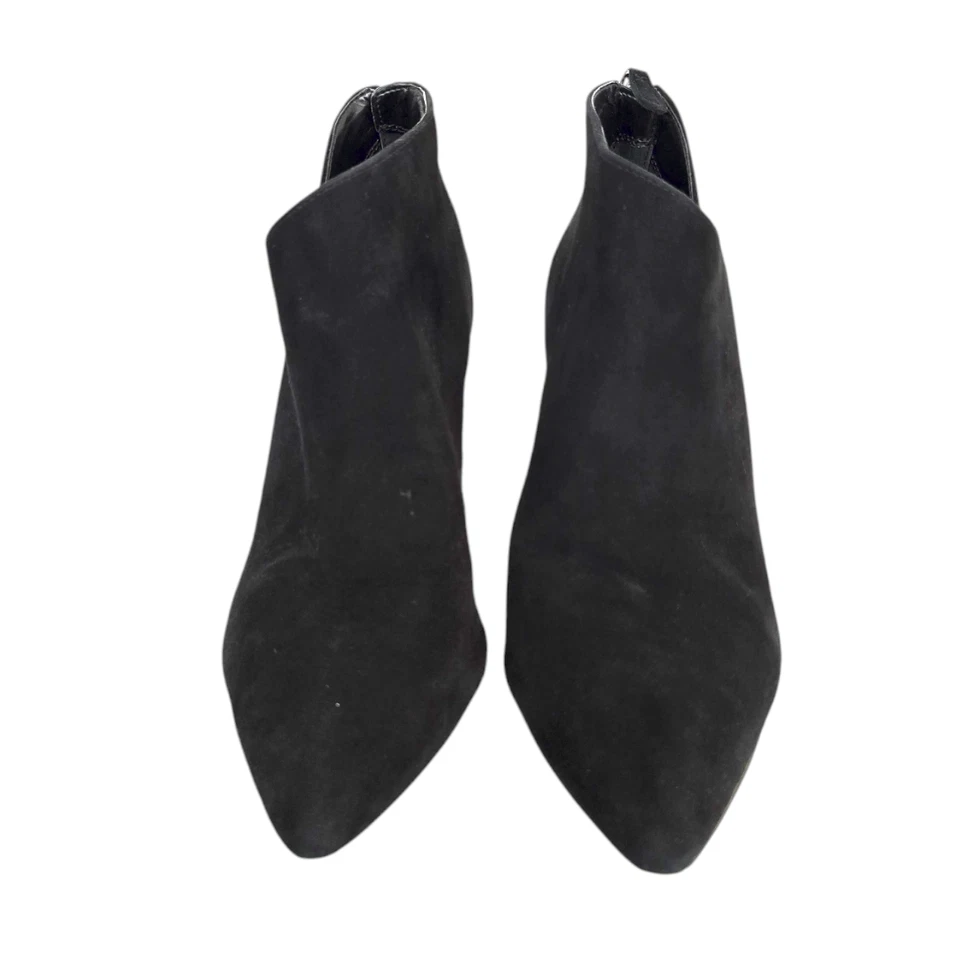 Botín de aguja Enzo Angiolini Ruthley negro gamuza punta talla 9,5 M Foto 3 de 4