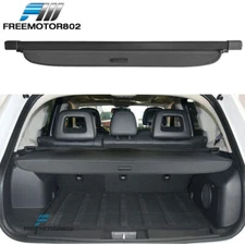 Fit 07-17 Jeep Compass Patriot Rear Retractable Security Cargo Cover Black