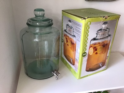 Drink Jar Beverage Dispenser With Stand 11 Litres Drinks Home Bar - Glass Beverage Dispenser With Stand Drink Jar Beverage Dispenser With Stand 11 Litres Drinks Home Bar - Glass Beverage Dispenser With Stand