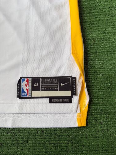 Camiseta deportiva auténtica Steph Curry Golden State Warriors 2021-22 Finales Adv talla 48/L - Imagen 7 de 12