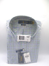 Polo Ralph Lauren Slim Fit Stretch Long Sleeve Dress Shirt Plaid Green  XL 
