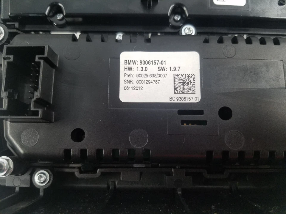 2013 BMW M5 F10 радио / климат-контроль переключатель панели #6234 Q1 - Изображение 4 из 4