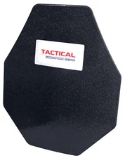 Level III AR500 Steel Body Armor 10x12 Modified Lightweight Flat Plate Coated