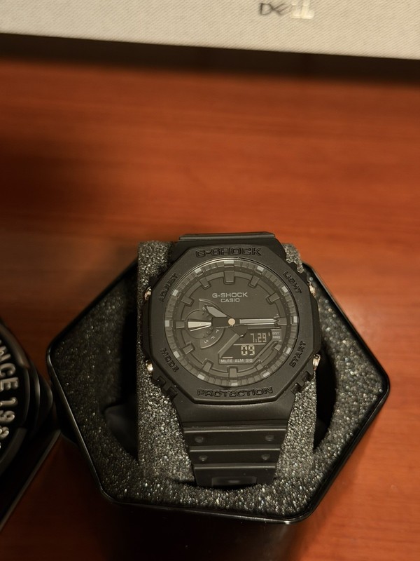 Casio GA-2100S G-Shock Men's Classic Analog Watch Black