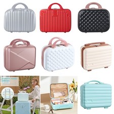 Large Plastic Vanity Case Beauty Box Makeup Cosmetic Storage Travel Suitcase