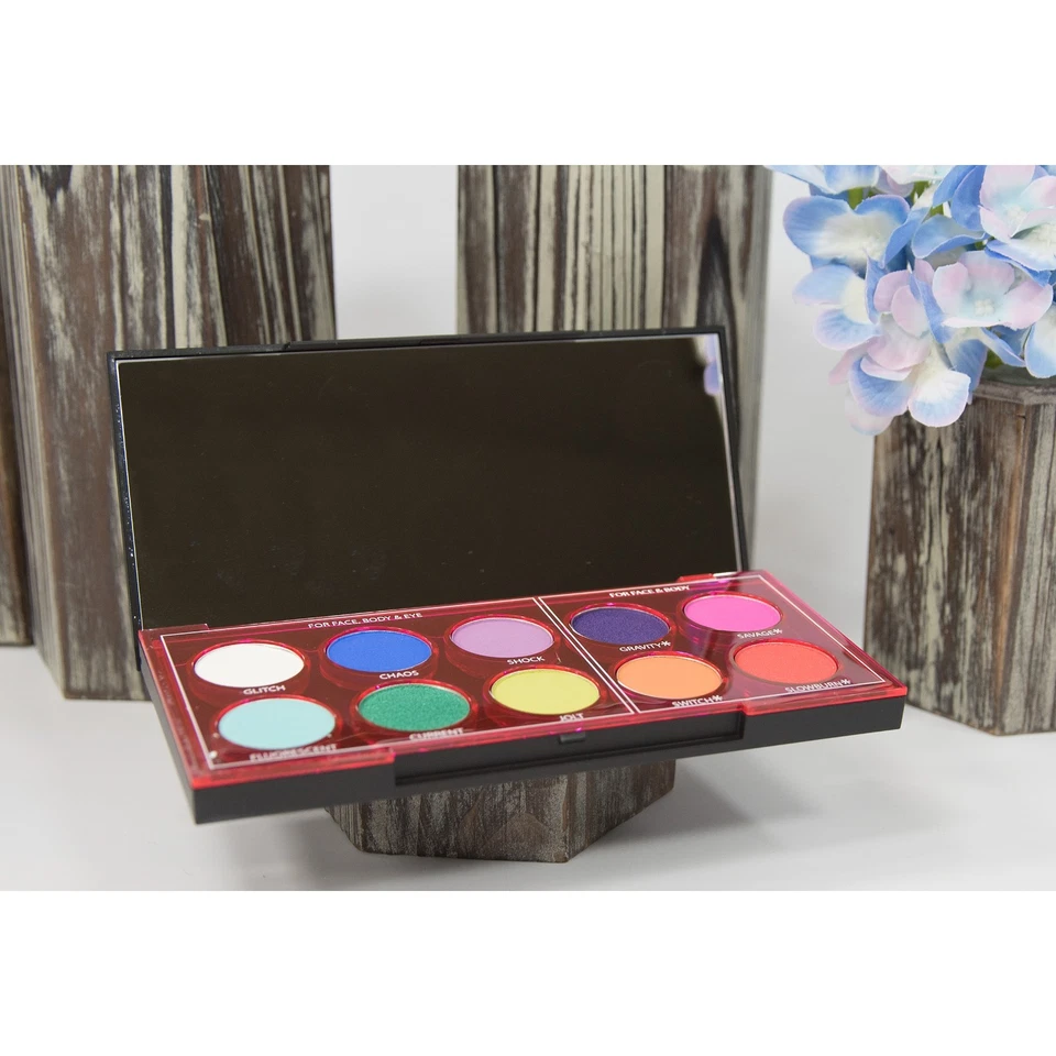 Urban Decay Wired Pressed Pigment Metallic Glitter Eyeshadow Palette Mirror NWT - Image 4 of 4