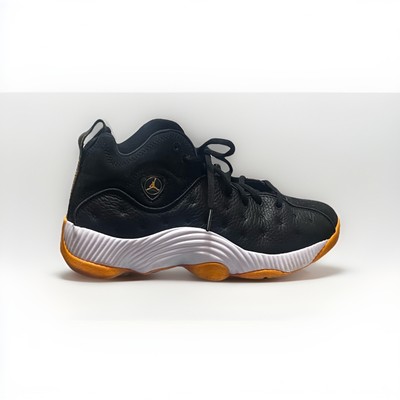 black and yellow team jordans