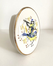 Szeiler Vintage Studio Blue Tits English Bud Posy Vase Birds