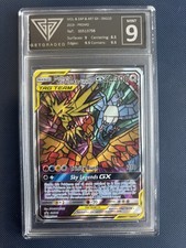 Graded 9 Moltres Zapdos Articuno GX SM210 Hidden Fates ETB Promo Pokémon TCG