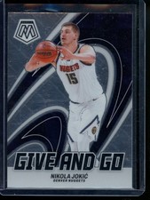 2023-24 Panini Mosaic Nikola Jokic Give and Go Denver Nuggets #6