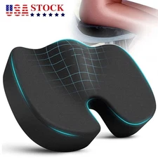 Seat Cushion–Gel&Memory Foam Office Chair Cushion for Tailbone Pain Relief,black