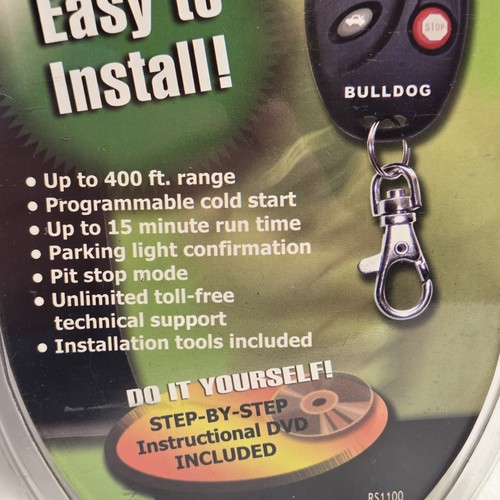 Bulldog Security Remote Vehicle Starter RS 1100 Keyless Entry Trunk Release - Picture 3 of 4