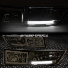 Built-in Led Drlfor 07-14 Escalade Esvext Smoked Lens Bumper Fog Light Lamps