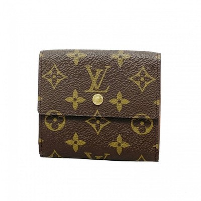 Louis Vuitton Three-Fold Wallet Monogram Porte-Monnaie Billard Credit M61652