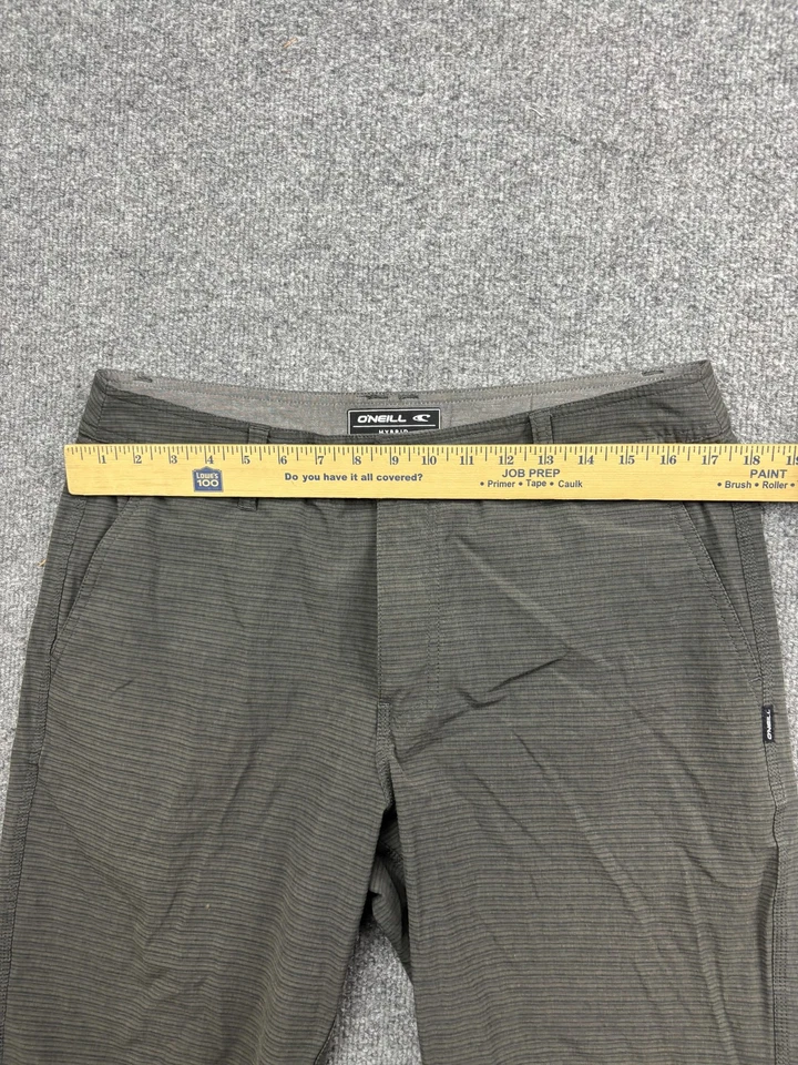 Pantalones Cortos Chinos Híbridos O'Neill Para Hombres 32 Oliva Elastizados Secado Rápido Informales Foto 3 de 4