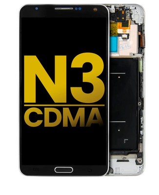 OLED Assembly With Frame Compatible Samsung Galaxy Note 3 Verizon Sprint Black